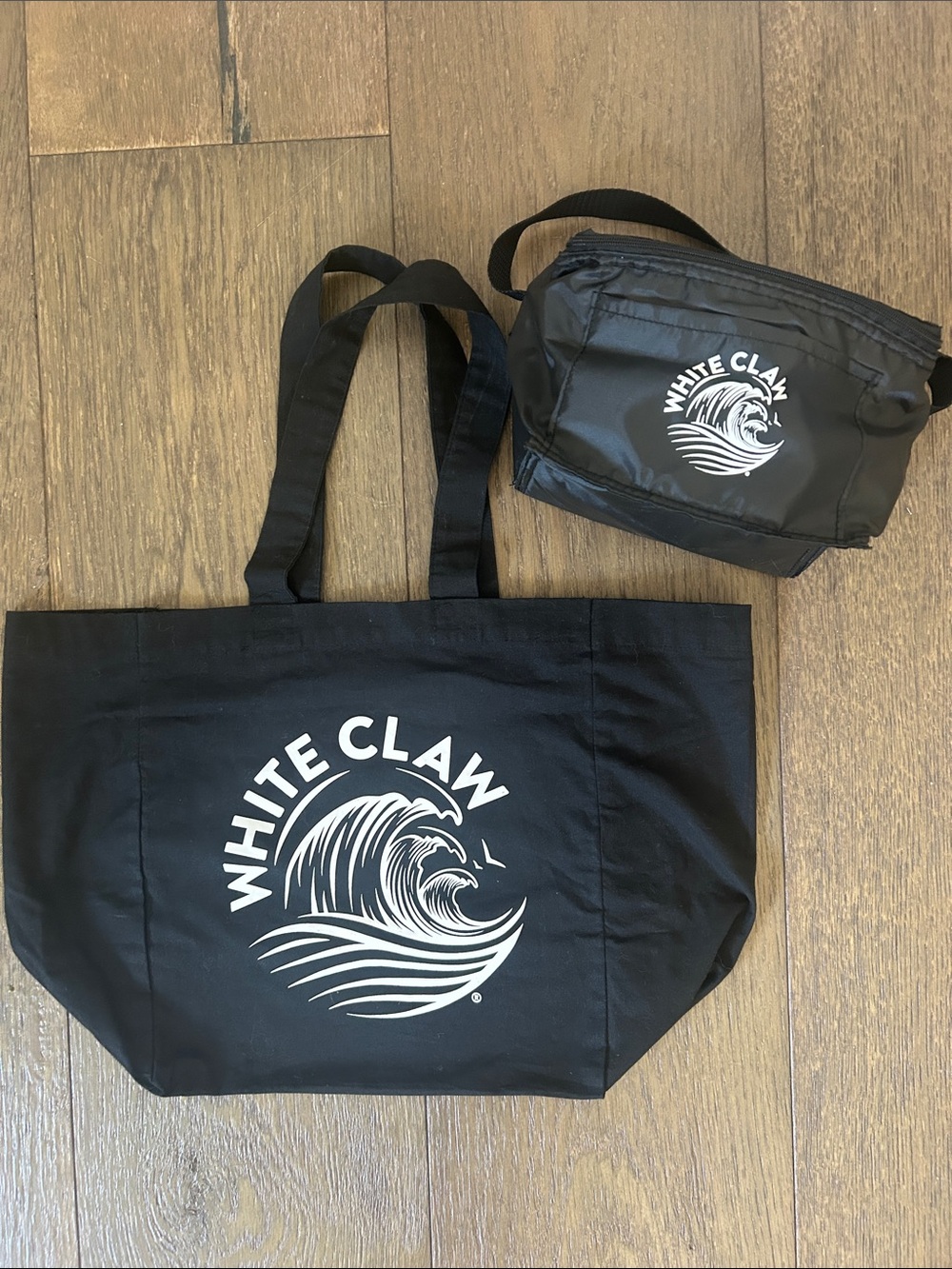 White Claw Black Tote Bag & Cooler